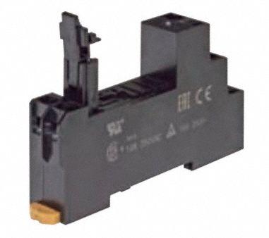 OMRON Relay Accessory: 10 A Rating, DIN-Rail & Surface Socket Mounting, 5 Pins - Combination DIN-Rail & Surface-Mounted Sockets