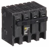 SQUARE D Miniature Circuit Breaker: 200 A, 120/240V AC, Single Phase, 10kA at 120/240V AC, 2 Poles (MPN HOM2200). Key specifications — Phase: Single; Amps: 200 A; AC Voltage Rating: 120/240V AC; Max. AIR Rating: 10kA at 120/240V AC; For Use With: Homeline Load Center; Brand: SQUARE D.