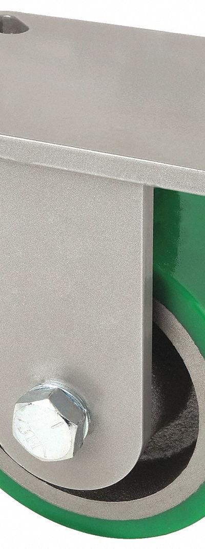 HAMILTON Plate Caster: Rigid - Heavy-Duty General-Purpose Kingpinless Plate Casters