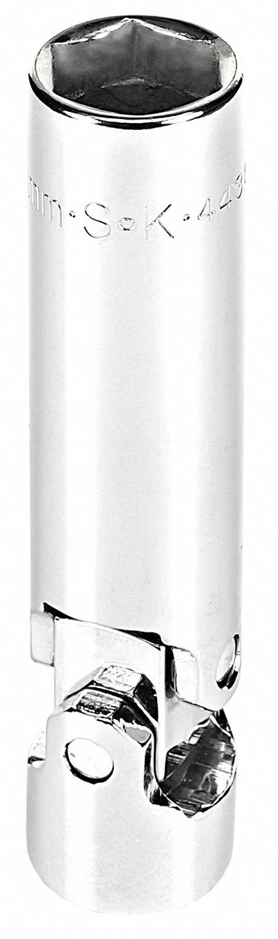SK HAND TOOL, LLC Spark Plug Socket: 3/8 in Drive Size, 14 mm Socket Size - Metric Spark Plug Sockets