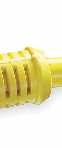Cordset: 7/8"-16 Female Right Angle x Bare Wire, 4 Pins, Yellow, PVC, 12 ft Cable Lg (MPN 104001A01F120). Key specifications — Cable Jacket Color: Yellow; NEMA Rating: 6P; Cable Jacket Material: PVC; IP Rating: IP67; Wire Size: 16 AWG; Brand: BRAD HARRISON.