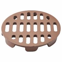 JAY R. SMITH MFG. CO Strainer: A, Round, 11 3/8 in Overall Dia, 1 3/8 in Overall Ht, Cast Iron, Tan (MPN 2140CIG). Key specifications — Finish: Duco-Coated; Brand: JAY R. SMITH MFG. CO; Color Family: Brown.