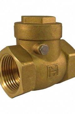 HAMMOND VALVE Swing Check Valve: Swing, Inline Valve Body, 1 in Pipe Size, FNPT x FNPT, Brass, Std (MPN 967 1). Key specifications — Brand: HAMMOND VALVE.
