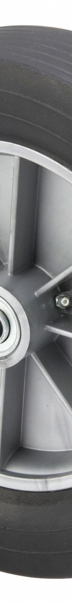 MARASTAR Solid Wheel: 12 in Wheel Dia., 3 in Wheel Wd, Rubber, 600 lb Load Capacity, 3 1/4 in Hub Lg (MPN 40N438). Key specifications — Brand: MARASTAR; Tire Sidewall Number: 12x3.