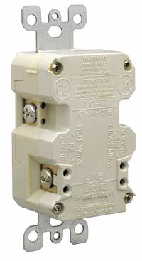 LEVITON Receptacle: Decorator Duplex, 5-15, Ivory, 125V AC, 15 A, 2 Pole / 3 Wire (MPN 5280-I)