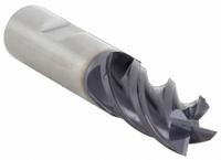WIDIA HANITA Square End Mill: Carbide, TiAlN Coated, 4 Flute, 3/4" Mill Dia, 1-5/8" LOC, 4" OAL (MPN TF4V6519017S)