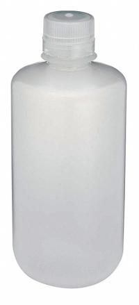 GLOBE SCIENTIFIC Sampling Bottle: Polypropylene, 33.81 fl oz, 1 L, Natural, Closure Included (MPN 7051000). Key specifications — attr1369882: Natural; attr1389357: Attached; attr1369885: GLOBE SCIENTIFIC; attr1369835: None; attr1369833: Yes.