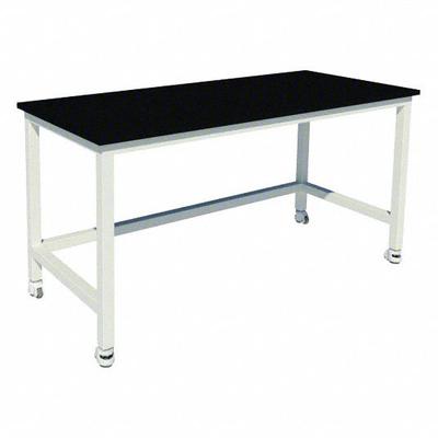 INSTOCK Heavy Duty Table: 30 in Overall Wd, 36 in Overall Ht, 7 ft Overall Lg, Phenolic - Fixed-Height Laminate Surfaced Lab Tables
