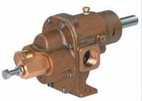 DAYTON Rotary Gear Pump Head: Magnetic Drive, Bronze Body, 1/2" FNPT, 6.9 gpm, SS Shaft Material (MPN 4KHF4). Key specifications — Brand: DAYTON; Ports: 1/2" FNPT; Includes Relief Valve: Yes.