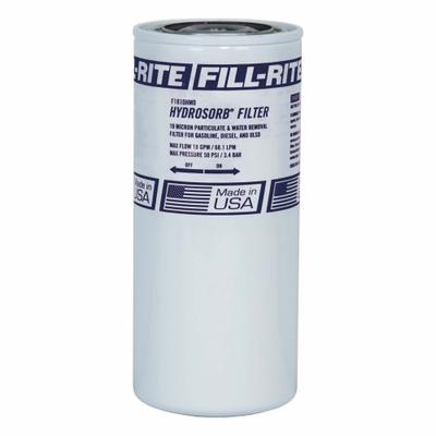 FILL-RITE Fuel Filter: Water & Particulate, Disposable Canister, Water / Particulate - Canister-Style Fuel Filters