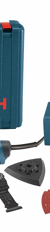 BOSCH Oscillating Tool Kit: 8,000 to 20,000, 3° Oscillation Angle, 4 A Current, 11 in Tool Lg (MPN GOP40-30C). Key specifications — attr1255112: BOSCH; attr1255090: 8,000 to 20,000; attr1255081: Yes.