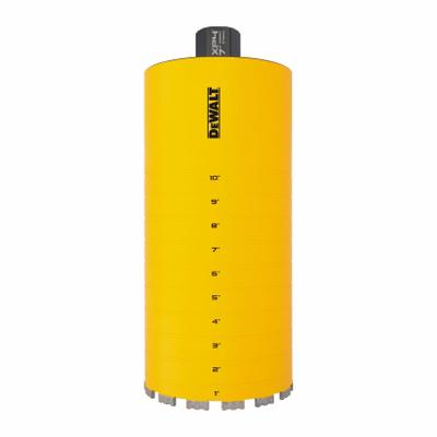 DEWALT Core Bit: 7 in Core Dia, 14 in Max Drilling Dp, 43 in Overall Lg - Diamond-Tipped Core Bits for Wet Coring