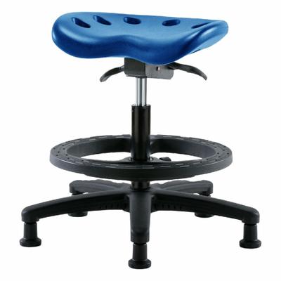 APPROVED VENDOR Tractor Stool: Polyurethane, Ht Range 19 in to 26 1/2 in, 17 in Seat Wd - Polyurethane Lab Stools