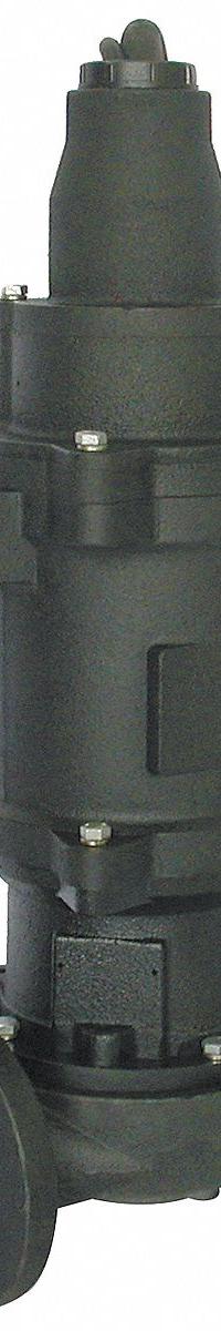 DAYTON Grinder Pump: Three Phase, 3 hp, 460V AC, 93 gpm @ 10' of Head, 2 1/2 in Flange, Flange, CUS (MPN 12T647). Key specifications — Rated Voltage: 460V AC; Brand: DAYTON; Switch: Not Included.