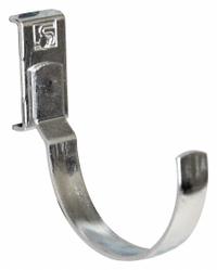 TRESTON J-Hook: 2 3/8 in x 1 31/32 in x 1 1/2 in, 5 Hooks, Screw-In, Surface, Silver (MPN 853235-51). Key specifications — Mounting Type: Surface; Includes: Black Holding Clip; Finish: Zinc-Plated; Color: Silver; Accessory Type: J-Hook; Locking System: Screw-In; Material: Steel; Brand: TRESTON.