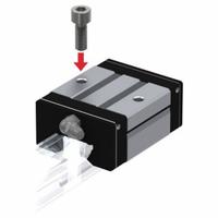 THK Linear Guide Carriage: For 20 mm Rail Wd, Ball, SSR Radial Rail Guide, 22 mm Carriage Ht (MPN SSR20XV1SS). Key specifications — Carriage Material: Carbon Steel; Roller Material: Carbon Steel; Size: 20; Brand: THK; Features: No Preload; Type: SSR Radial Rail Guide.