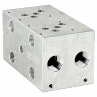 DAMAN Manifold: 3,000 psi Max Pressure, D05 NFPA Size, Aluminum, 3.5 in Overall Ht, 13 in Overall Lg (MPN AD05P023P). Key specifications — Body Material: Aluminum; Brand: DAMAN; NFPA Size: D05; Port Connection Type: NPT.