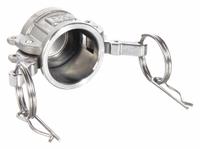 Dust Cap: 6 in Coupling Size, 75 psi Max. Working Pressure @ 70 F, 90.8 mm Overall Lg, Nitrile (MPN BULK-CGF-341). Key specifications — Gasket Material: Nitrile; Includes Locking Arm: No; Body Material: 304 Stainless Steel; Brand: USA INDUSTRIALS.