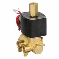 REDHAT Solenoid Valve: 4-Way, 1/4 in Pipe Size, 110V AC/120V AC, Explosion Proof/Watertight (MPN EF8345G001MO120/60,110/50DA). Key specifications — Pipe Size: 1/4 in; Voltage: 110V AC; Brand: REDHAT; Coil Enclosure: Watertight.