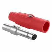 Single Pole Inline: Male, Red, 600V AC/600V DC, 600 A, Crimp Tube Termination, 22 Series (MPN 22L22-SR). Key specifications — Gender: Male; Series: 22; Brand: LEVITON.