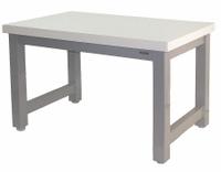 BENCHPRO Workbench: Fixed Ht, Laminate, 72 in x 36 in, 20,000 lb Overall Load Capacity, Gray (MPN HD3672). Key specifications — Brand: BENCHPRO.
