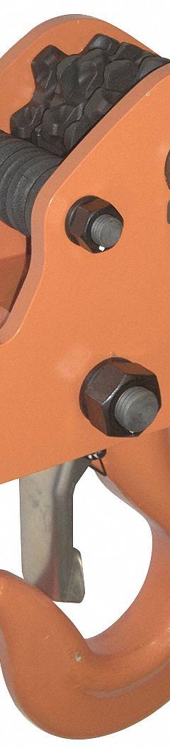 HARRINGTON Top Hook Assembly: Manual Chain Hoists, 30,000 lb Compatible Load Capacity, CB, M3001A150. Key specifications — Compatible Hoist Type: Manual Chain Hoists; Product Type: Top Hook Assembly; Compatible Series: CB; Manufacturer Part Number: M3001A150; Included Components: Safety Latch.