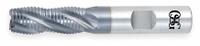 OSG Roughing End Mill: Cobalt, TiCN Coated, 3 Flute, Fine Pitch, 5/8" Mill Dia, 5/8" LOC, 2-3/4" OAL (MPN 4550408)