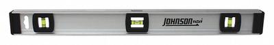JOHNSON LEVEL I-Beam Level: Level & Plumb, I-Beam, 24 in Overall Lg, Top & Side Read - Standard I-Beam Levels