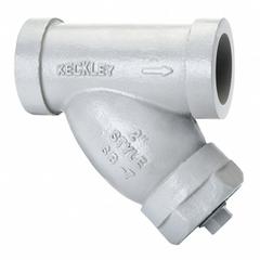 KECKLEY Y Strainer: 1 in, Socket, Perforated, 0.0625 in Screen Size, Carbon Steel, 4 5/8 in Ht (MPN 15SWY-CS045P34-GTI-SB7). Key specifications — Brand: KECKLEY; Seal Material: 304 Stainless Steel; Manufacturer Part Number: 15SWY-CS045P34-GTI-SB7; Screen Material: 304 Stainless Steel.