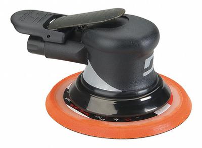 DYNABRADE Air Orbital Sander: 6 in Disc, Hook and Loop/Vinyl, 3/32 in Orbit, Non-Vacuum - Non-Vacuum Random Orbital Sanders