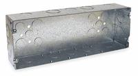 RACO Electrical Box: Steel, Steel - Multigang Rectangular Material & Nominal Size, 5 Gangs (MPN 944). Key specifications — Brand: RACO; Bracket Style: Without Bracket; Clamp Style: Without Clamps.