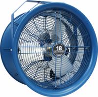 PATTERSON Fan Head: 18 in Blade Dia, 1 Speeds, 208 to 230/460V AC, 1/2 hp Motor, Non-Oscillating (MPN H18B). Key specifications — Voltage: 208 to 230/460V AC; Brand: PATTERSON; Number of Speeds: 1; Phase: Three.