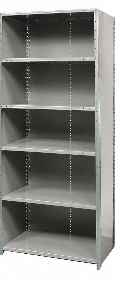 HALLOWELL Metal Shelving: Standalone - Heavy-Duty Standalone Closed Metal Shelving