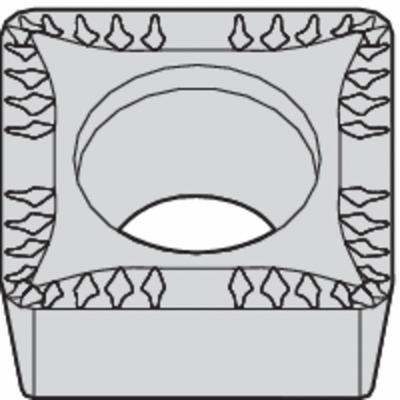 WIDIA Square Turning Insert: SCMT322MU - Square (S) Indexable Turning Inserts