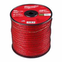 MILWAUKEE String Trimmer Line: Nylon, 0.08 in Dia, 78 5/16 ft Overall Lg, Twisted, Red, 51 to 250 ft (MPN 49-16-2812). Key specifications — Brand: MILWAUKEE; Compatible Manufacturer Number: 3046-20; Compatible Product Type: String Trimmer; Material: Nylon.