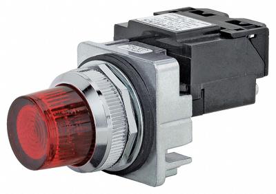 Siemens Pilot Light: 30 mm Panel Mounting Size, Red, LED - LED Pilot-Lights
