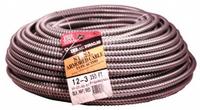SOUTHWIRE Metal Clad Cable: 12 AWG, 3 Conductors, Copper, 250 ft, Galvanized Steel, Std, THHN (MPN 55275001). Key specifications — Brand: SOUTHWIRE.