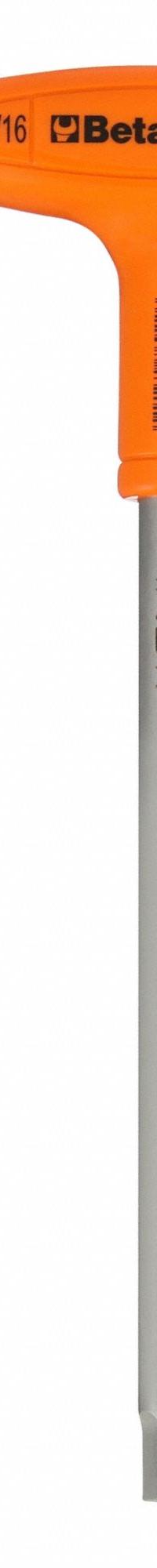 BETA Hex Key: 0 Ball Ends, 5/16 in Tip Size, SAE, Long, Stainless Steel, Satin, 7 in Long Arm Lg, T (MPN 96T INOX). Key specifications — attr1205521: BETA; attr1205526: Satin.