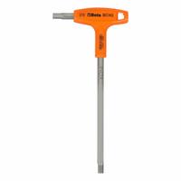 BETA Hex Key: 0 Ball Ends, 5/16 in Tip Size, SAE, Long, Stainless Steel, Satin, 7 in Long Arm Lg, T (MPN 96T INOX). Key specifications — attr1205521: BETA; attr1205526: Satin.