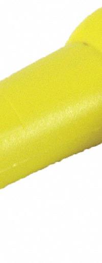 Cordset: 1/2"-20 Female Right Angle x Bare Wire, 3 Pins, Yellow, PVC, 5 m Cable Lg, 22 AWG Wire Size (MPN E18215). Key specifications — Brand: IFM; Cable Jacket Color: Yellow; IP Rating: IP67; Wire Size: 22 AWG.