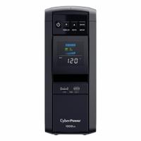 CYBER POWER UPS System: Single Phase, 1,000 VA Power Rating, 120 V AC Input, 120 V AC Output, 5-15P (MPN CP1000PFCLCD). Key specifications — Phase: Single; UPS Type: Line Interactive; Brand: CYBER POWER.