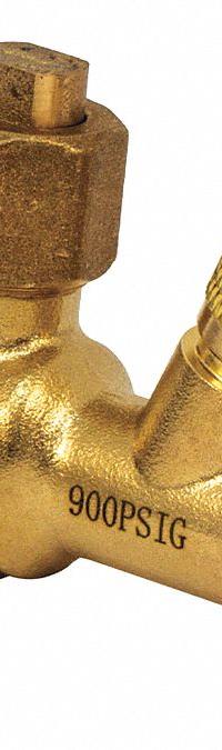 NDL Refrigerant Ball Valve: 1/4 in Female Sweat, -40°F to 302°F, 900 psi, 0.3 in Port Size (MPN NBV02-S). Key specifications — Brand: NDL.