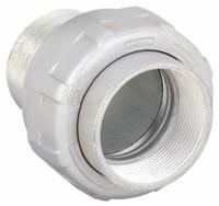 Straight Union - Conduit to Box: Iron, 4 in Trade Size, Female to Male (MPN UNY400R). Key specifications — Ends - Hazardous Fittings: 4 in FNPT x 4 in MNPT; Finish: Electroplated; Brand: APPLETON ELECTRIC.
