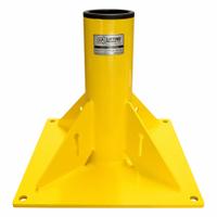 OZ LIFTING PRODUCTS Mounting Base: Pedestal, 1,200 lb Max Load Capacity, Steel, For 3.55 in Mast Dia (MPN OZPED1-TP). Key specifications — Brand: OZ LIFTING PRODUCTS; Material: Steel.