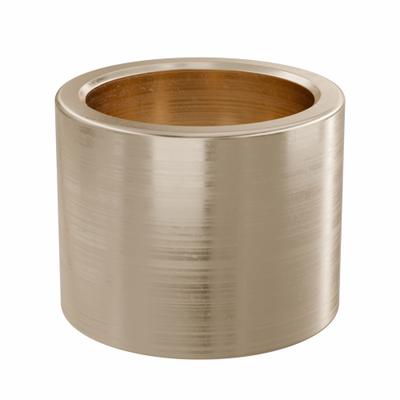OILITE Sleeve Bearing: Bronze, SAE 841, 30 mm Bore, 38 mm OD, 30 mm Lg - Lubricated General Purpose Metallic Sleeve Bearings