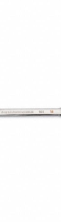 GEARWRENCH Combination Ratcheting Wrench: Alloy Steel, Full Polish Chrome, 18 mm Head Size, Std (MPN 86718). Key specifications — attr309600: 18 mm; attr309611: Full Polish Chrome; attr309610: Alloy Steel; attr309604: Yes; attr309612: No; attr309613: No; attr309615: No; attr324932: GEARWRENCH.