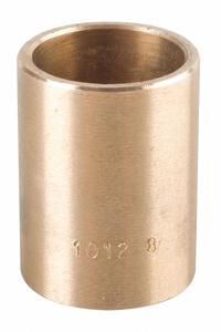 BUNTING BEARINGS Sleeve Bearing: Bronze, 1 3/8 in Bore, 1 3/4 in OD, 2 1/2 in Lg, -450°F to 500°F (MPN CB222820). Key specifications — Brand: BUNTING BEARINGS.