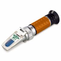 VEE GEE Refractometer: Brix, +/-0.2% Accuracy, Manual, Analog, 6 1/2 in Overall Dp, 0.002 (MPN BX-1). Key specifications — Brand: VEE GEE; Accuracy: +/-0.2 %; Automatic Temperature Compensation Included: Manual; Resolution: 0.002; Test Parameters: Brix.