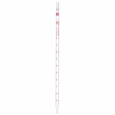 KIMBLE Serological Pipette: 5 mL Capacity, 0.1 mL Graduation Increments - Non-Sterile Serological Pipettes