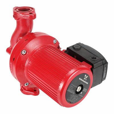 Grundfos Circulating Pump: 3 hp HP, 208-230V AC, Cast Iron, 3, 79 ft Max. Head - General-Purpose Inline Circulator Pumps